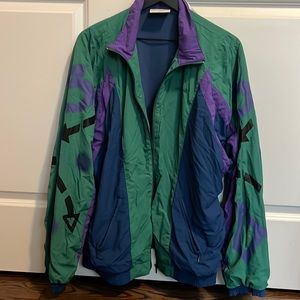 adidas Jacket Green /Purple D52 (Fits Like Large)
